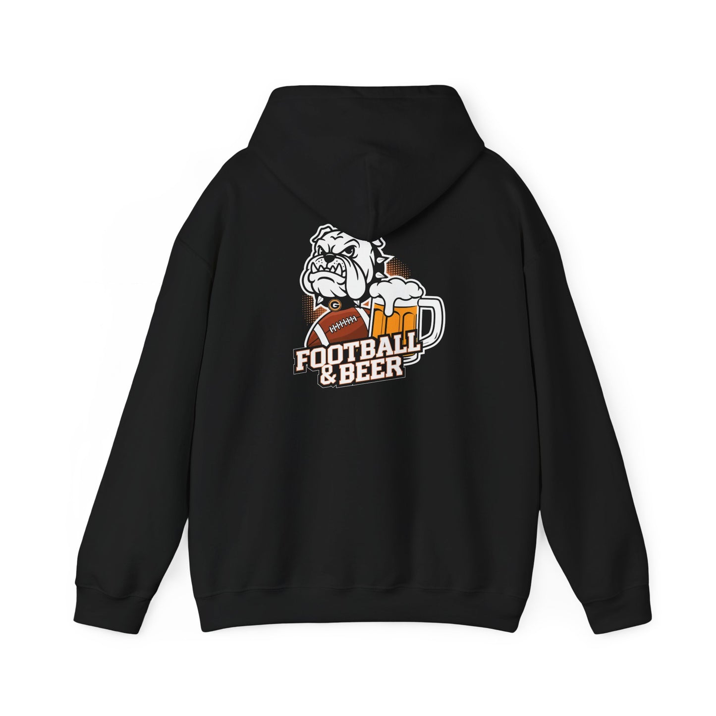 Football & Beer Unisex Heavy Blend™ Hoodie - Perfect for Game Day