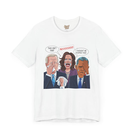 Funny Political Satire Tee – Unisex Jersey Short Sleeve Shirt