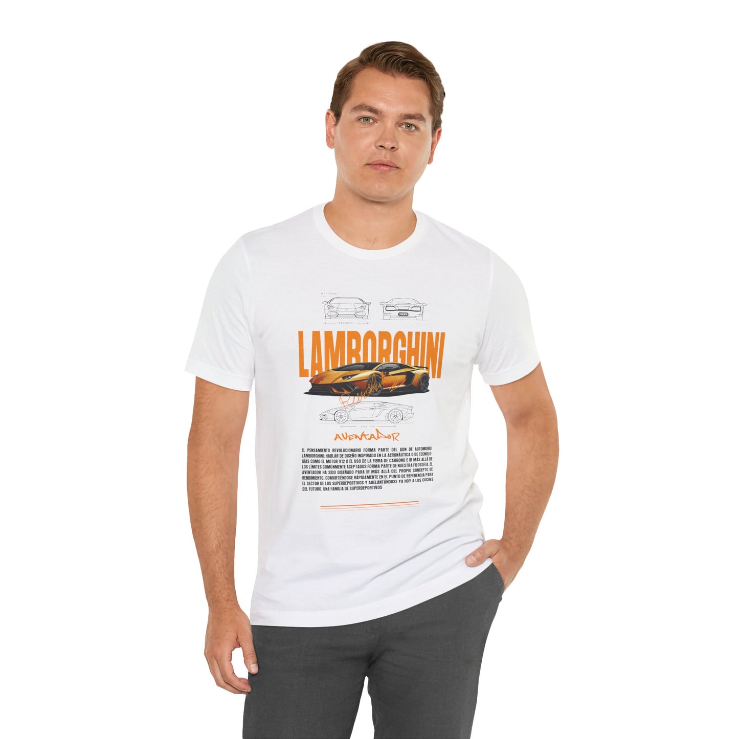 Lamborghini Unisex Jersey Short Sleeve Tee - Automotive Enthusiast Shirt