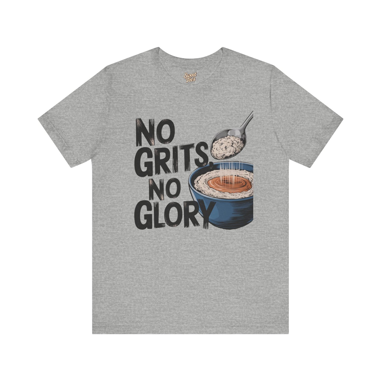 No Grits No Glory Unisex Tee - Casual Kitchen Humor T-Shirt