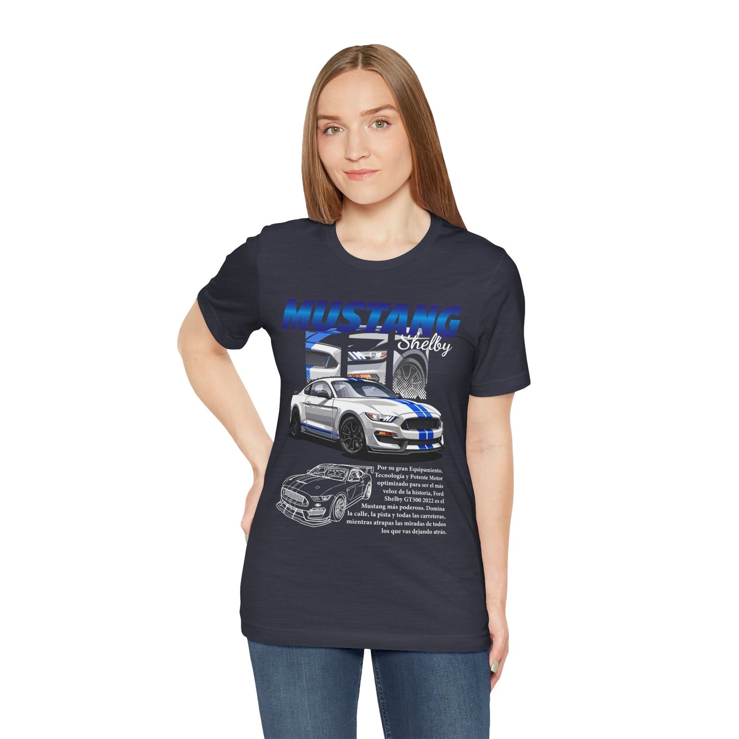 Mustang Graphic Tee for Car Enthusiasts | Unisex Jersey Short Sleeve Shirt