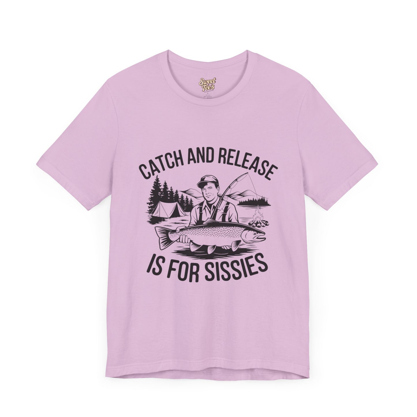 Catch and Release Fishing T-Shirt for Anglers | Unisex Jersey Tee