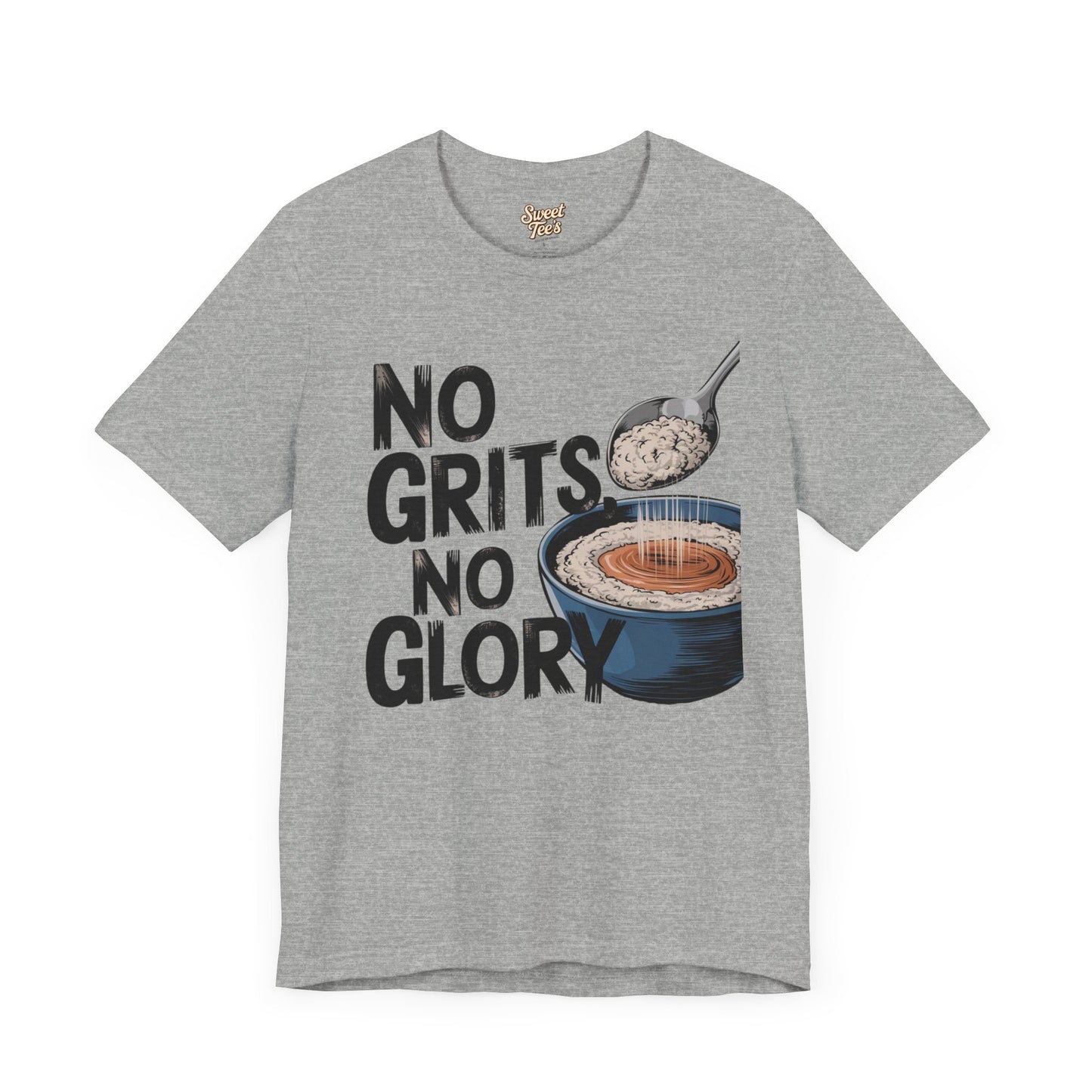 No Grits No Glory Unisex Tee - Casual Kitchen Humor T-Shirt