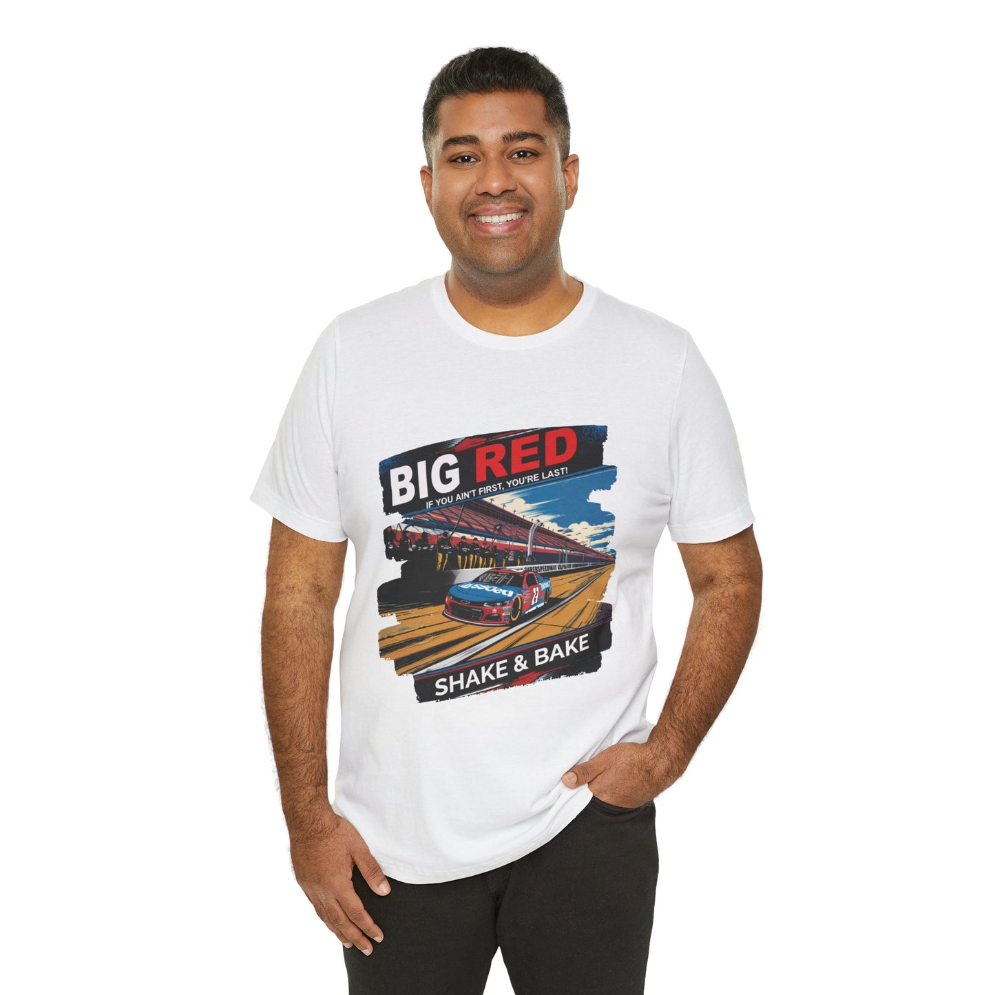 Big Red Shake & Bake Racing Tee