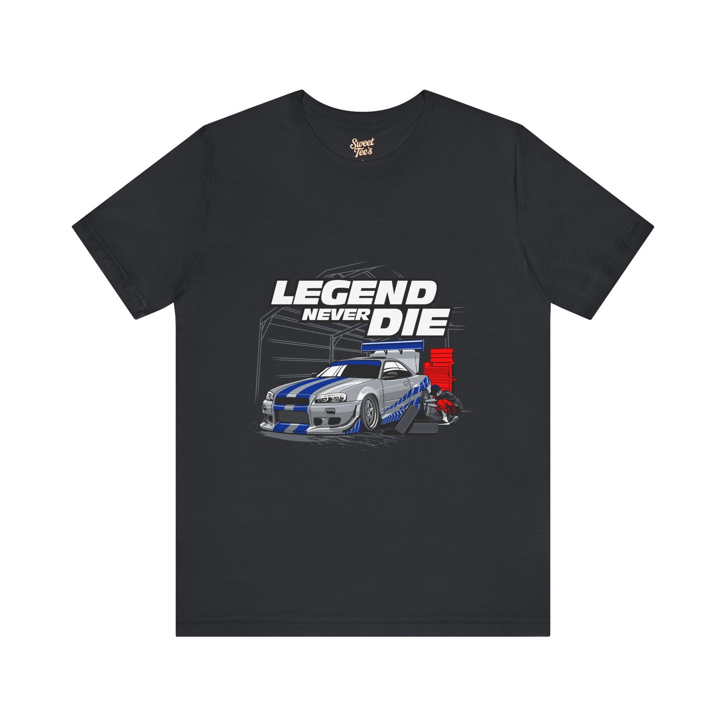 Legend Never Die Car Enthusiast Tee - Unisex Short Sleeve Shirt