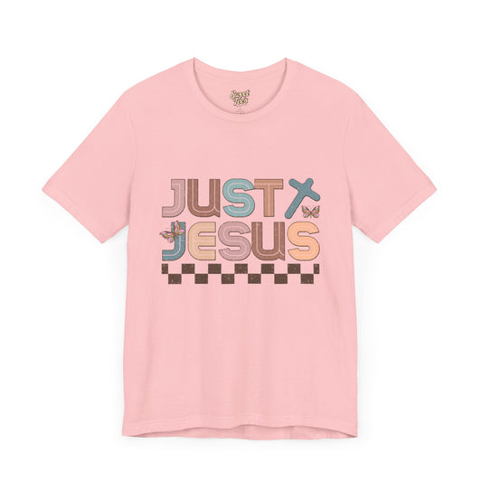 Just Jesus Unisex Jersey Tee - Faith-Based Casual Wear