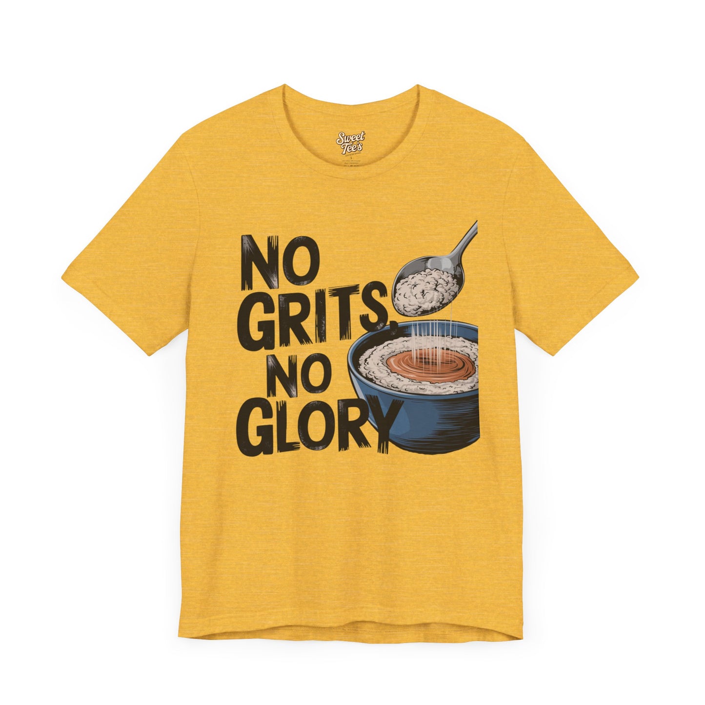 No Grits No Glory Unisex Tee - Casual Kitchen Humor T-Shirt