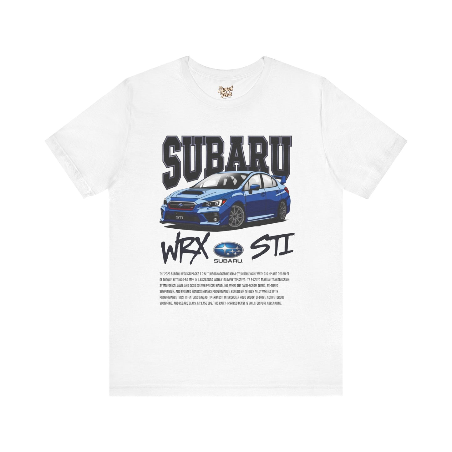 Subaru WRX STI Unisex Jersey Tee - Perfect Gift for Car Enthusiasts