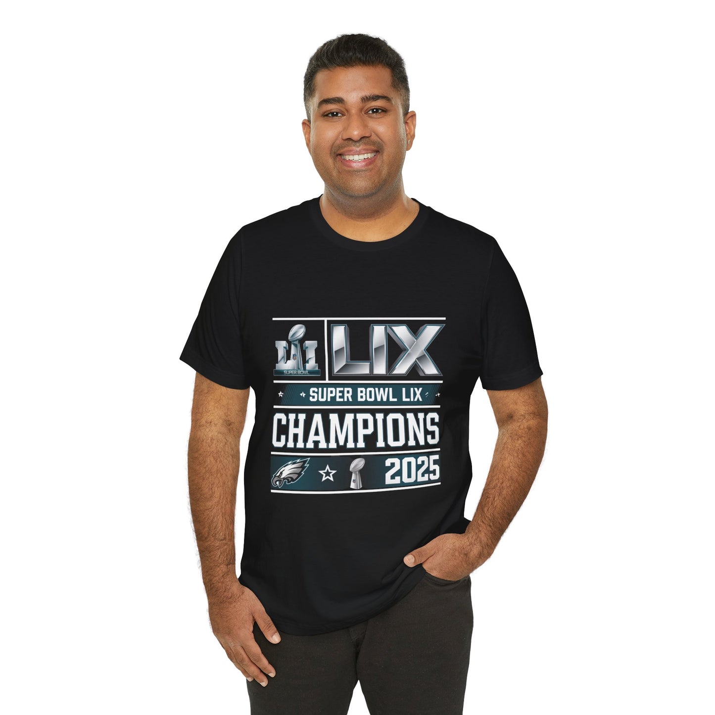 Super Bowl LVII Champions Eagles Unisex Jersey Tee - Celebrate the Win!