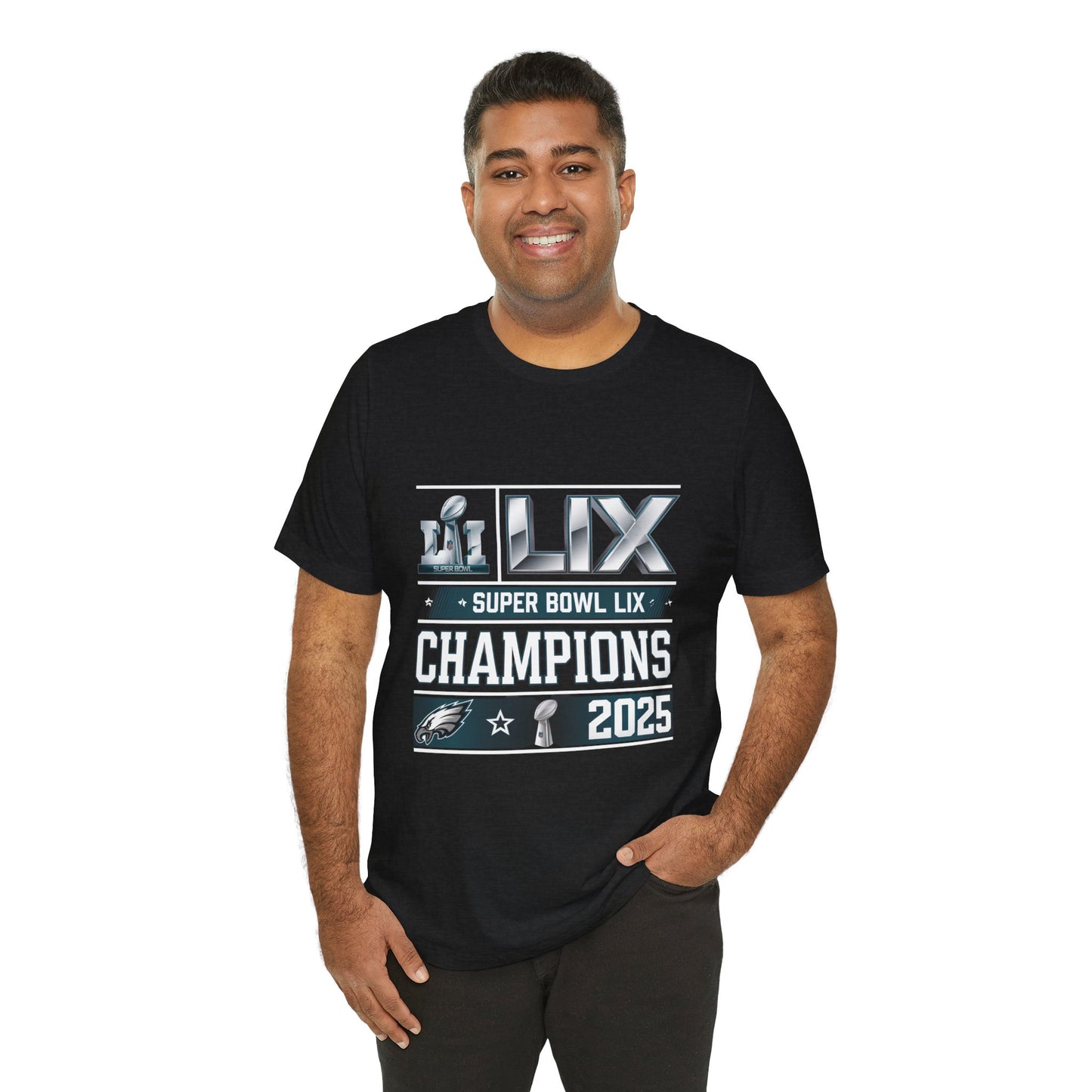 Super Bowl LVII Champions Eagles Unisex Jersey Tee - Celebrate the Win!