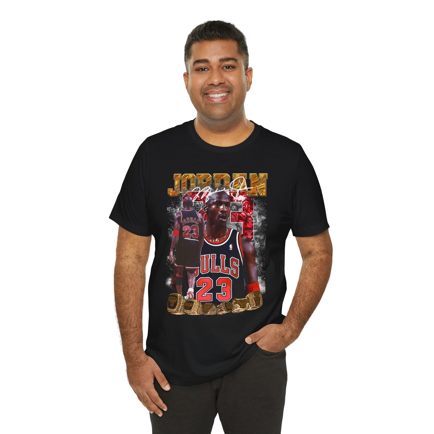 Michael Jordan Graphic Unisex Tee - Retro Sportswear for Basketball Fans