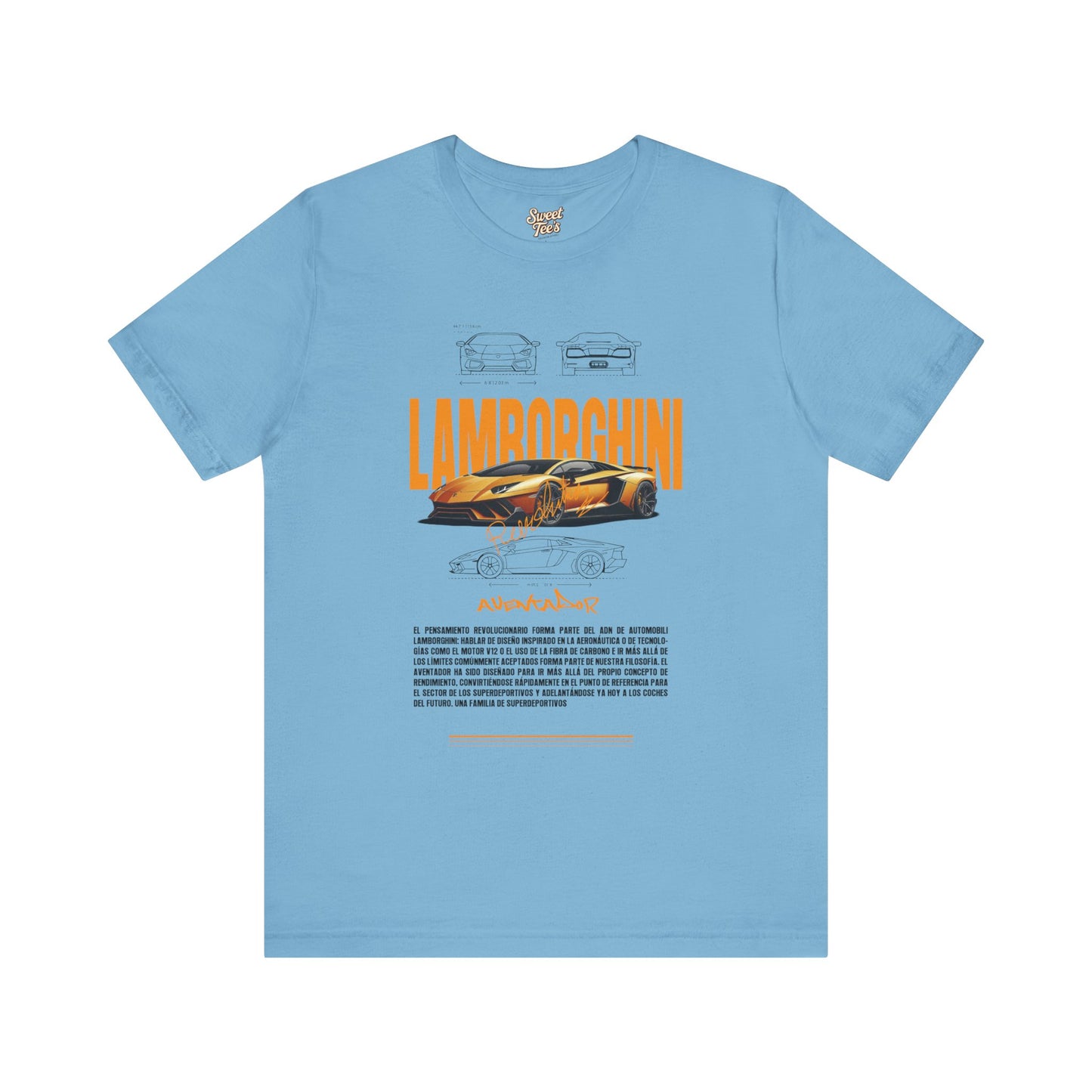 Lamborghini Unisex Jersey Short Sleeve Tee - Automotive Enthusiast Shirt