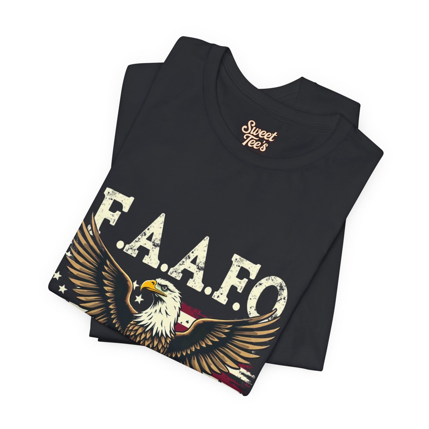 Patriotic Eagle Graphic Tee - F.A.A.F.O. 1776 American