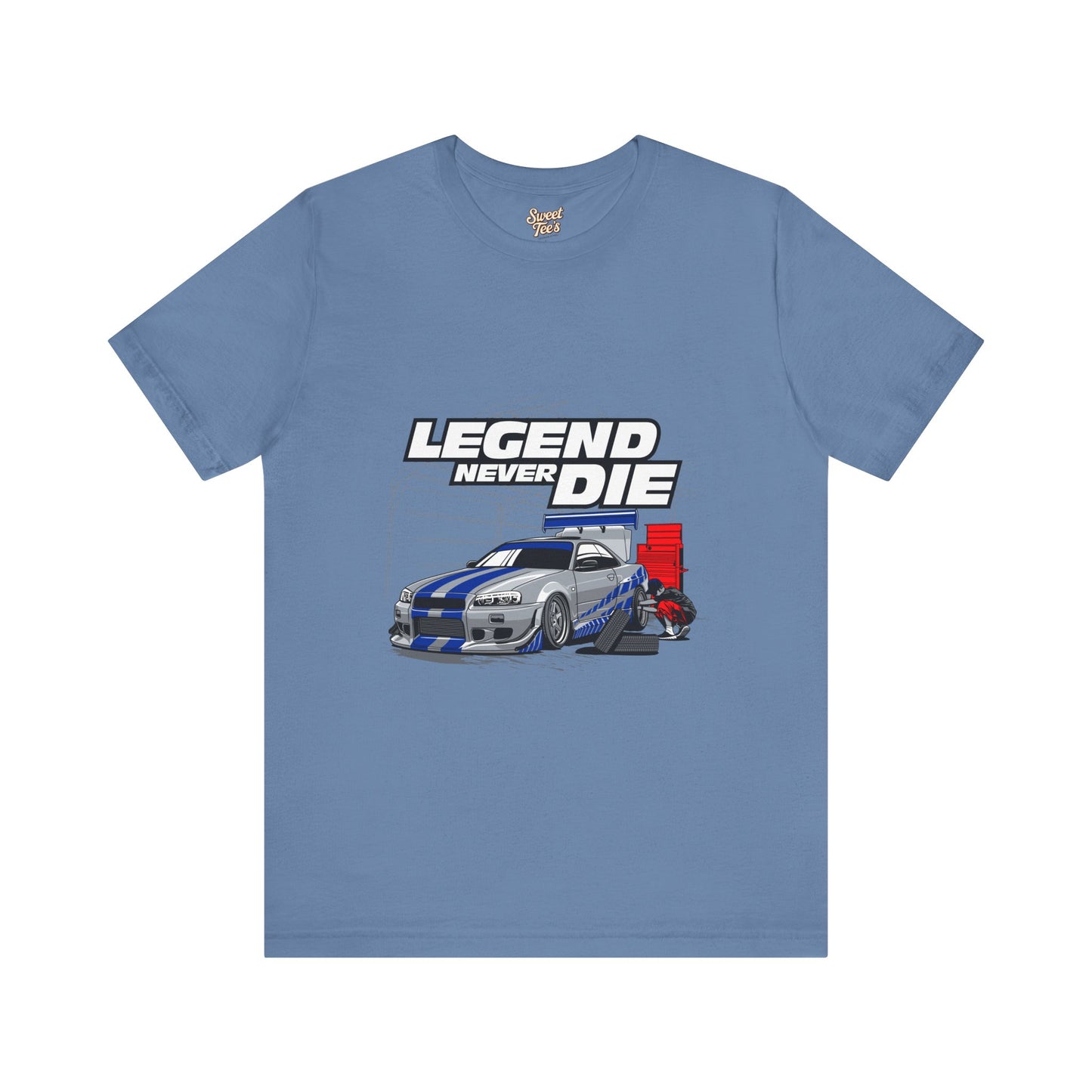 Legend Never Die Car Enthusiast Tee - Unisex Short Sleeve Shirt