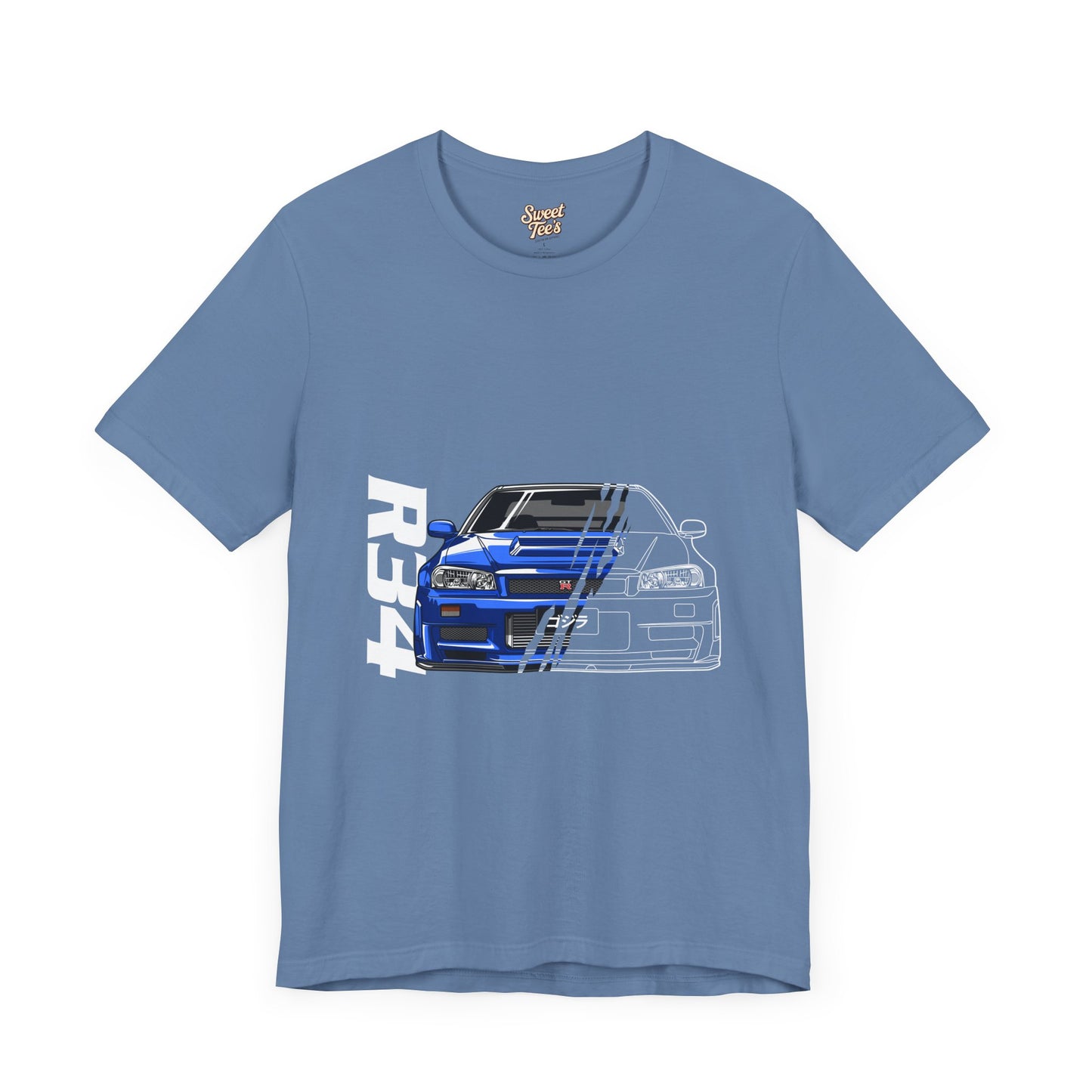 Unisex R34 Skyline Graphic Tee - Perfect for Car Enthusiasts