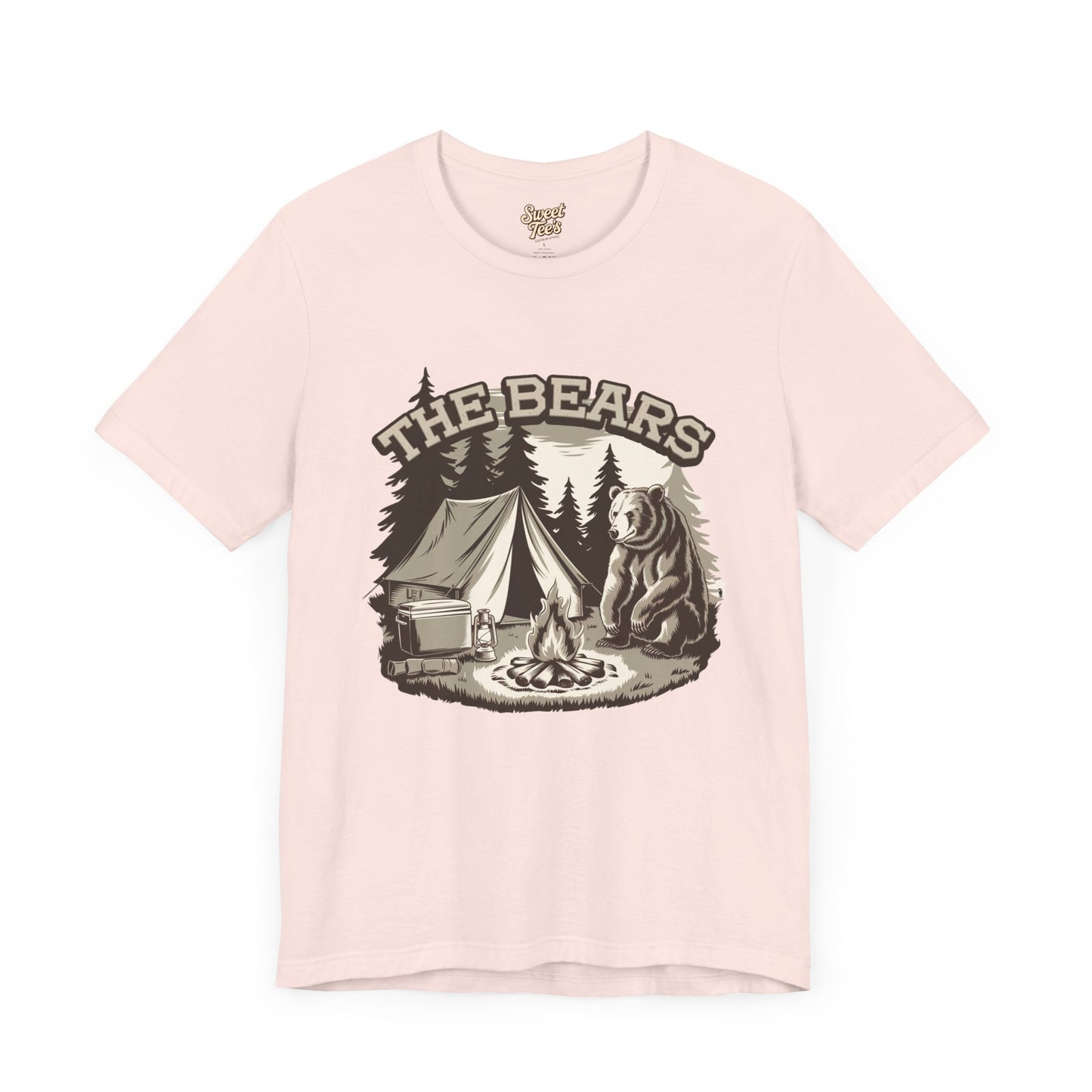 Unisex Camping Bears Graphic Tee - Adventure Awaits