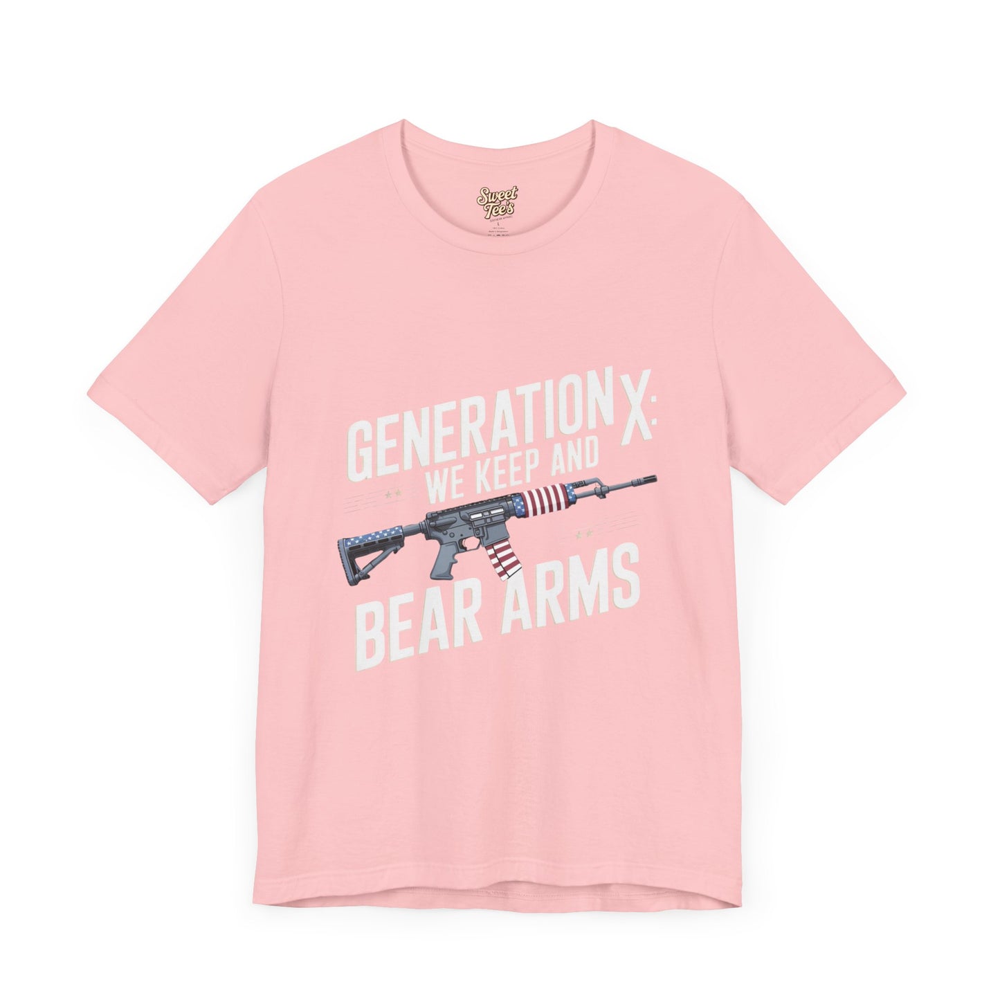 Generation X Bear Arms Tee - Unisex Short Sleeve Shirt for Patriotic Enthusiasts