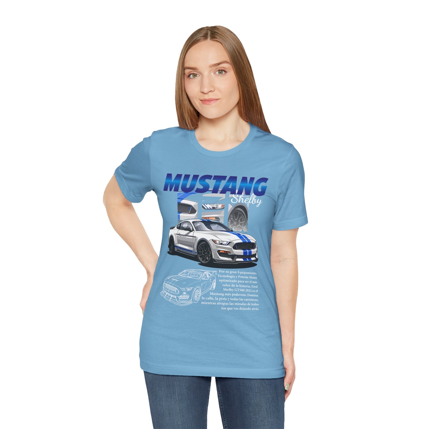 Mustang Graphic Tee for Car Enthusiasts | Unisex Jersey Short Sleeve Shirt