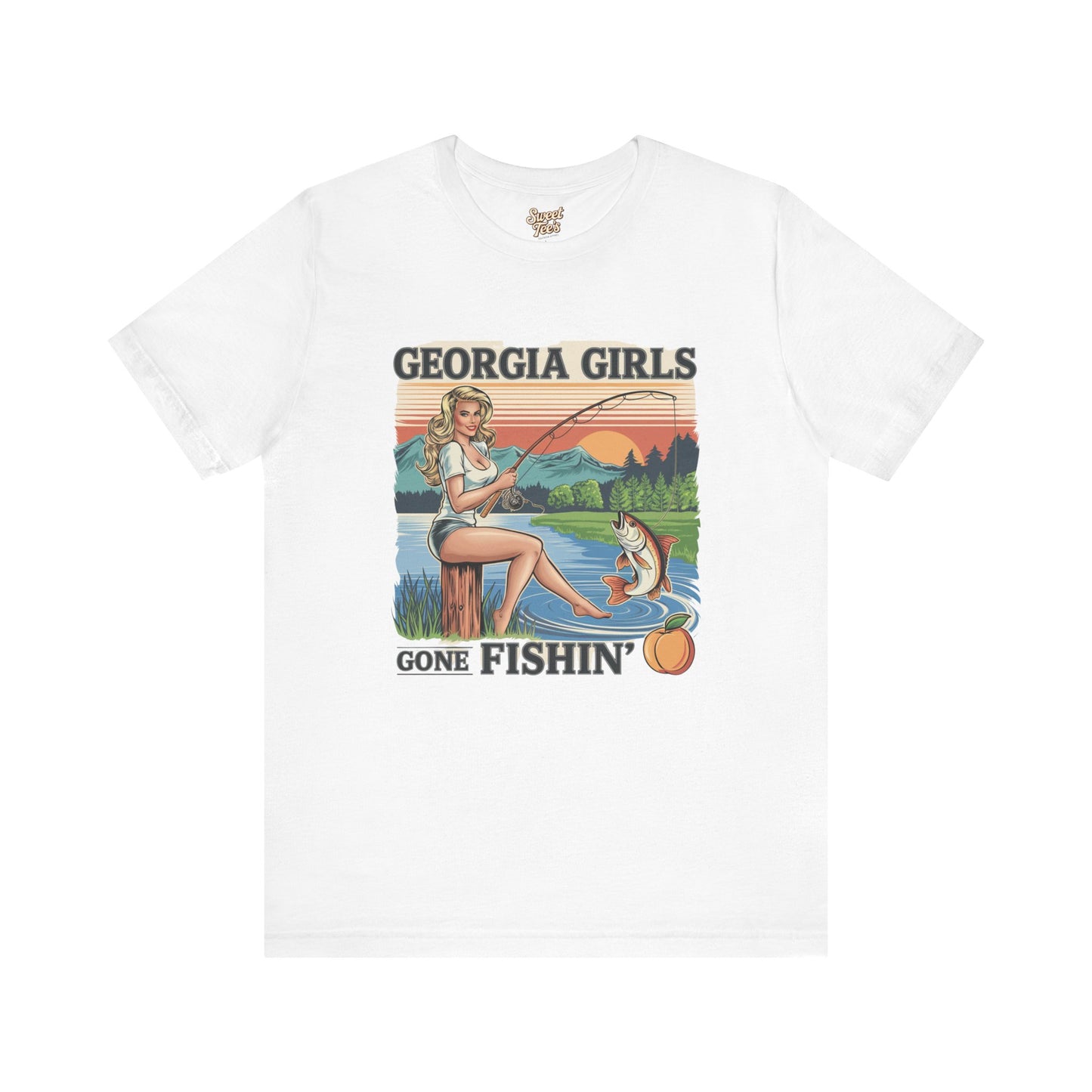 Georgia Girls Gone Fishin' Unisex Tee - Casual Outdoor Shirt