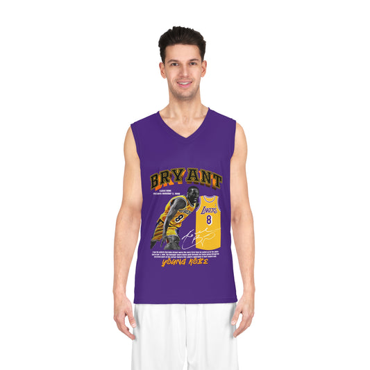 Kobe Bryant Lakers Basketball Jersey - Young Kobe Tribute