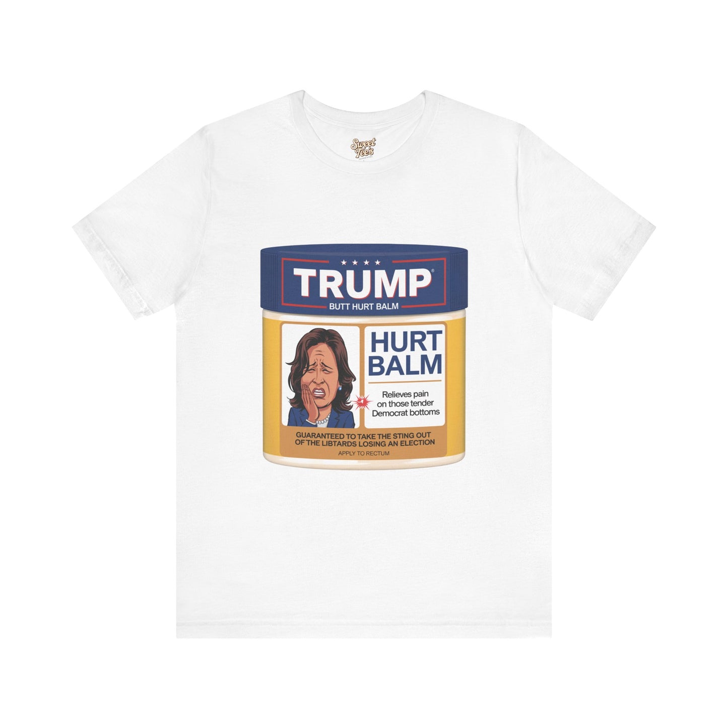 Funny Trump Hurt Balm Unisex Jersey Tee - Perfect for Political Humor Lovers