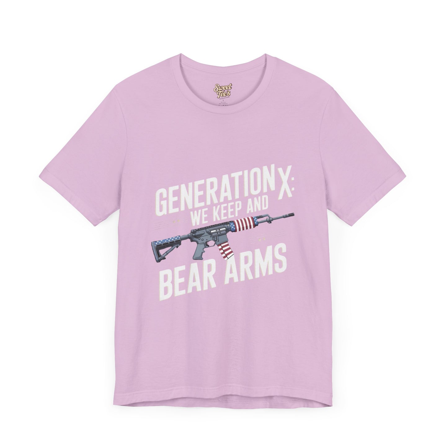 Generation X Bear Arms Tee - Unisex Short Sleeve Shirt for Patriotic Enthusiasts