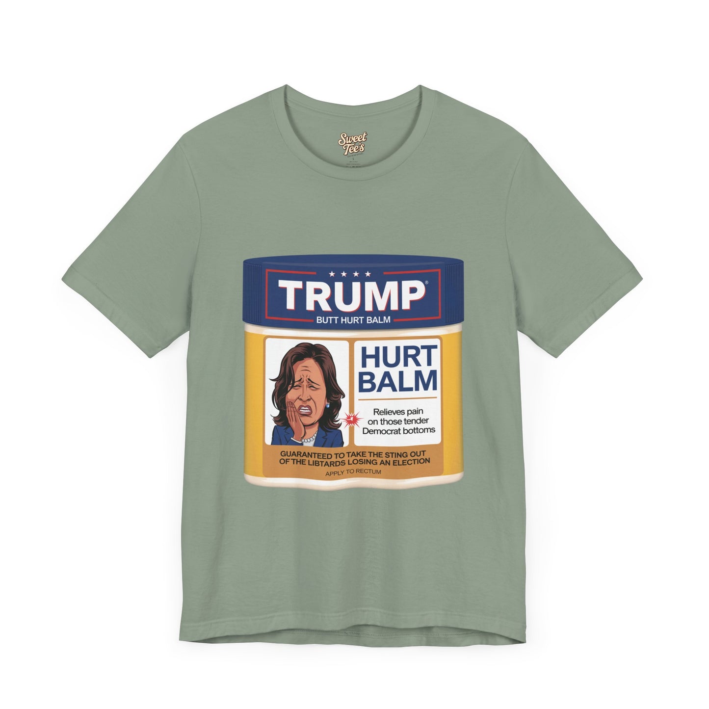 Funny Trump Hurt Balm Unisex Jersey Tee - Perfect for Political Humor Lovers