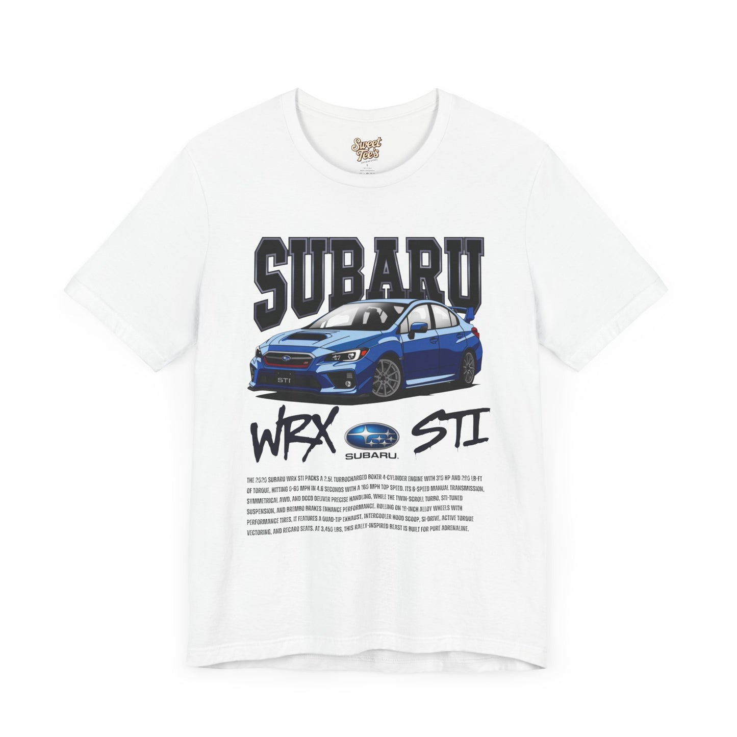 Subaru WRX STI Unisex Jersey Tee - Perfect Gift for Car Enthusiasts