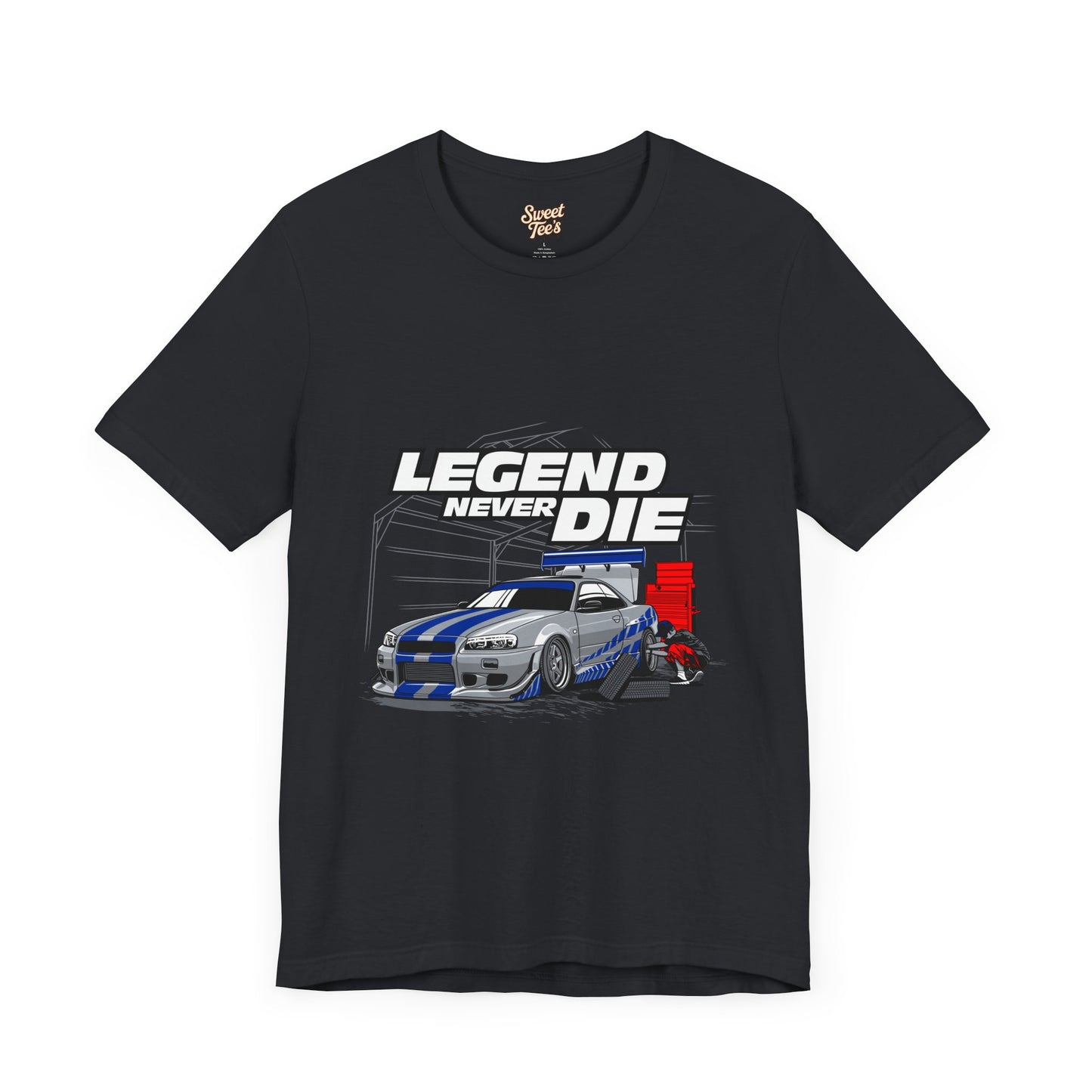 Legend Never Die Car Enthusiast Tee - Unisex Short Sleeve Shirt