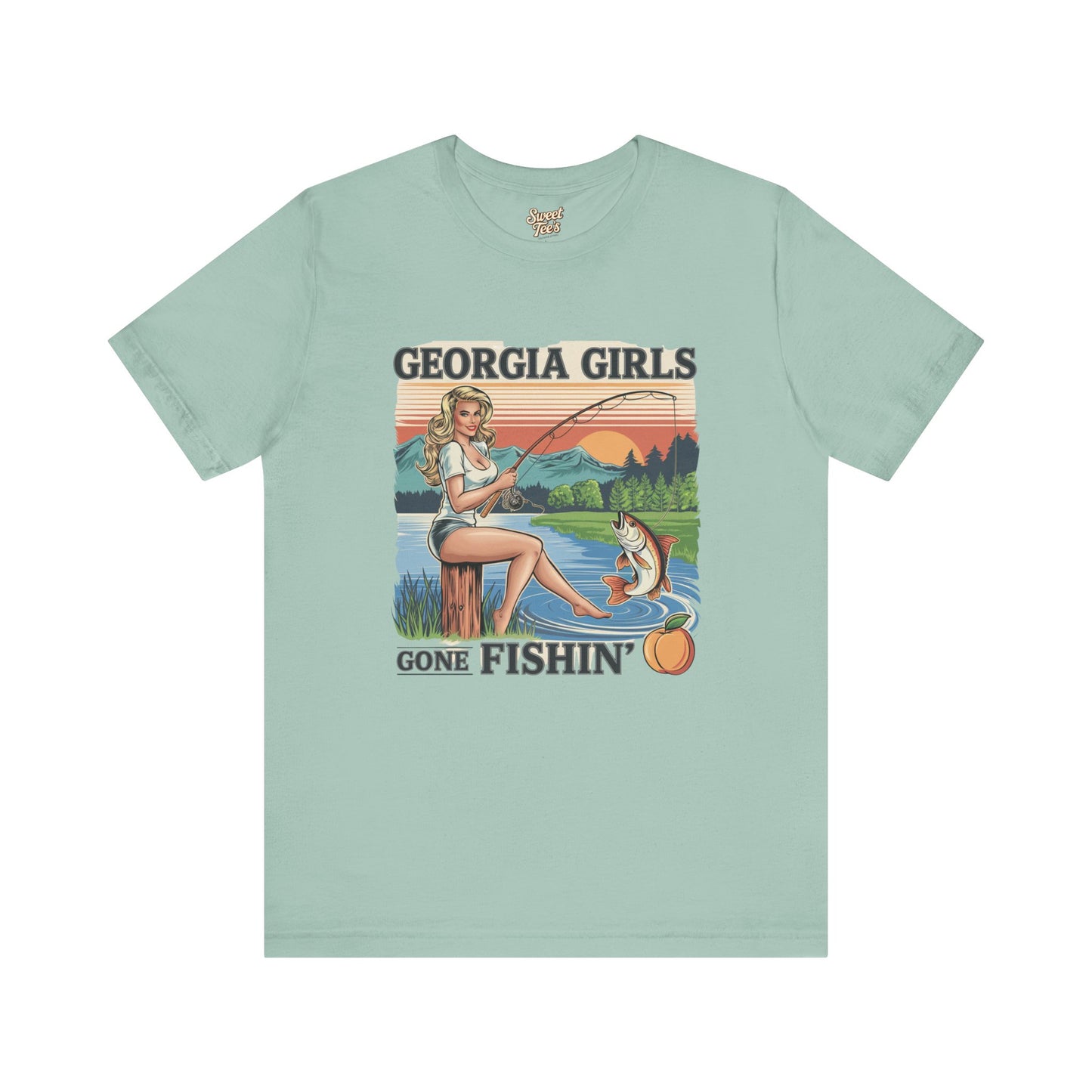 Georgia Girls Gone Fishin' Unisex Tee - Casual Outdoor Shirt