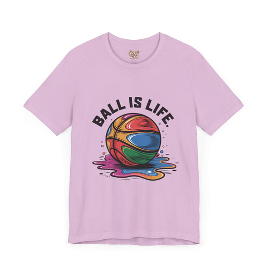 'Ball is Life' Unisex Jersey Short Sleeve Tee - Perfect Gift for Basketball Lovers