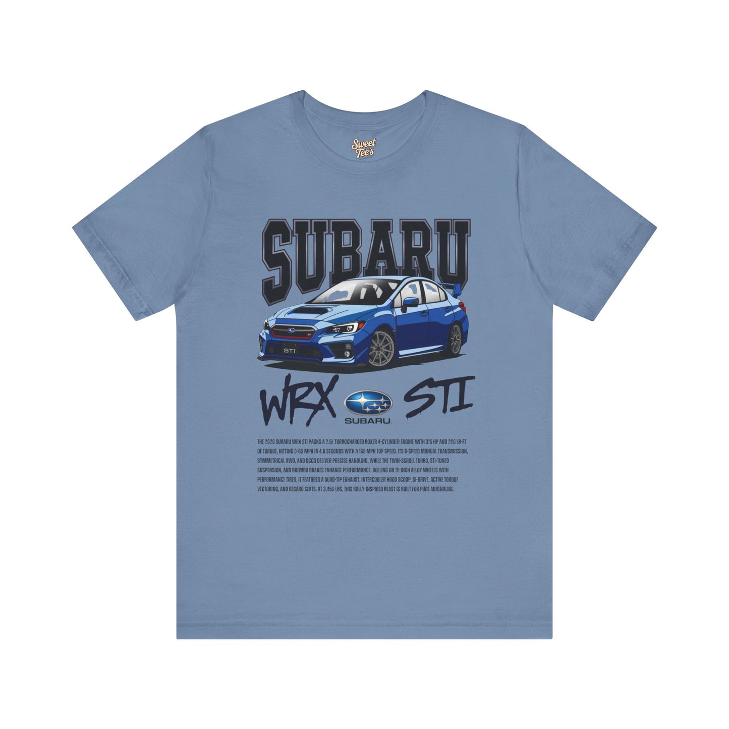 Subaru WRX STI Unisex Jersey Tee - Perfect Gift for Car Enthusiasts