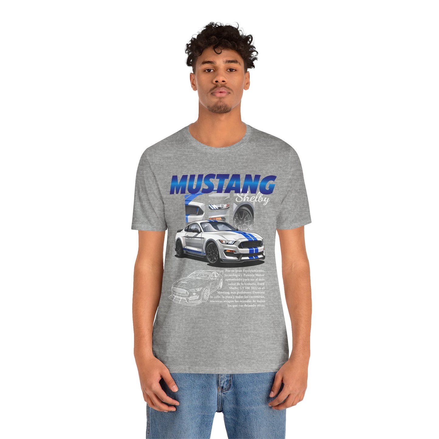 Mustang Graphic Tee for Car Enthusiasts | Unisex Jersey Short Sleeve Shirt