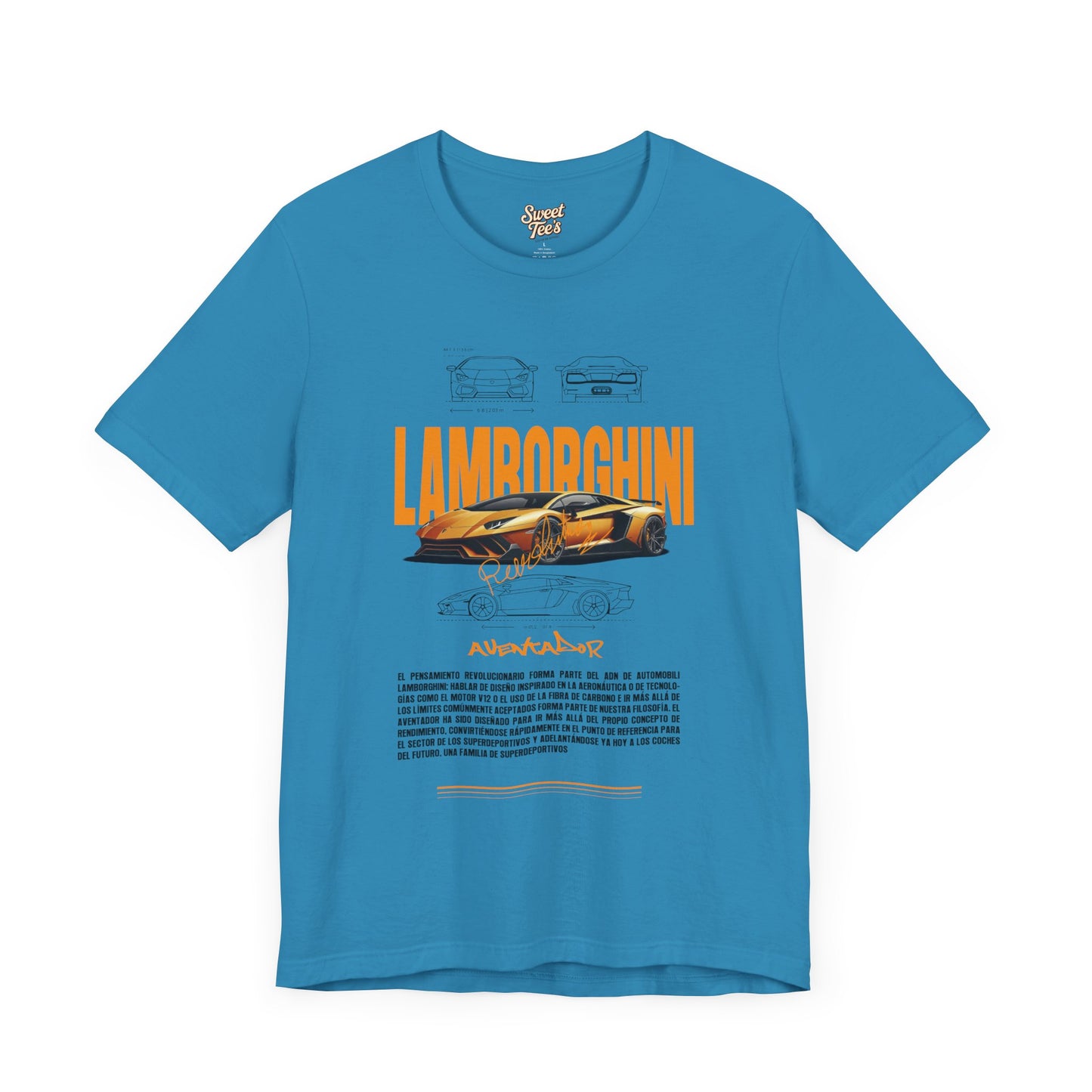 Lamborghini Unisex Jersey Short Sleeve Tee - Automotive Enthusiast Shirt