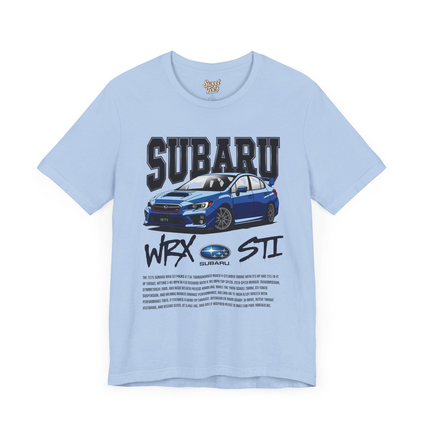 Subaru WRX STI Unisex Jersey Tee - Perfect Gift for Car Enthusiasts