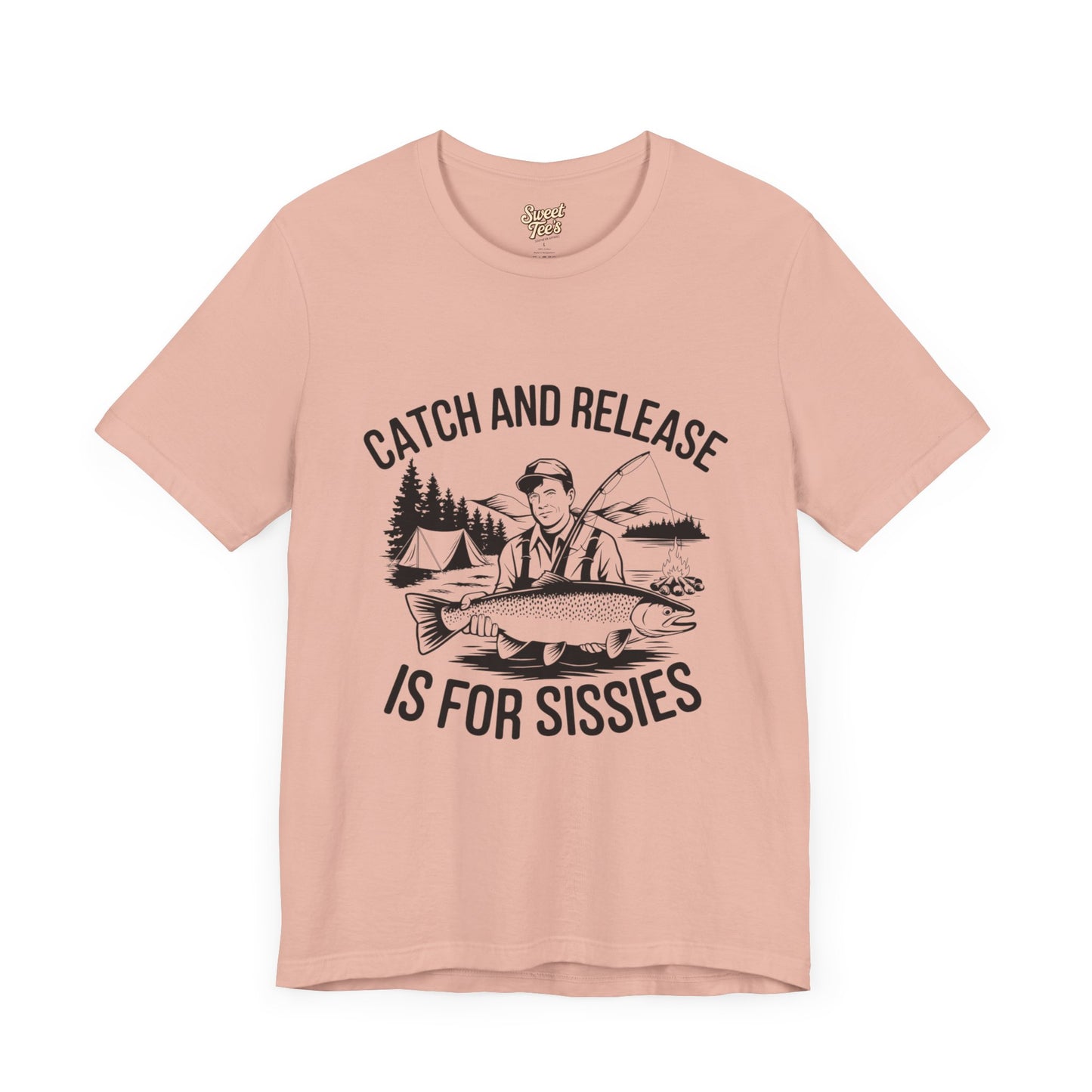 Catch and Release Fishing T-Shirt for Anglers | Unisex Jersey Tee