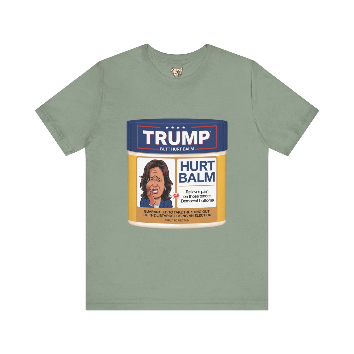 Funny Trump Hurt Balm Unisex Jersey Tee - Perfect for Political Humor Lovers