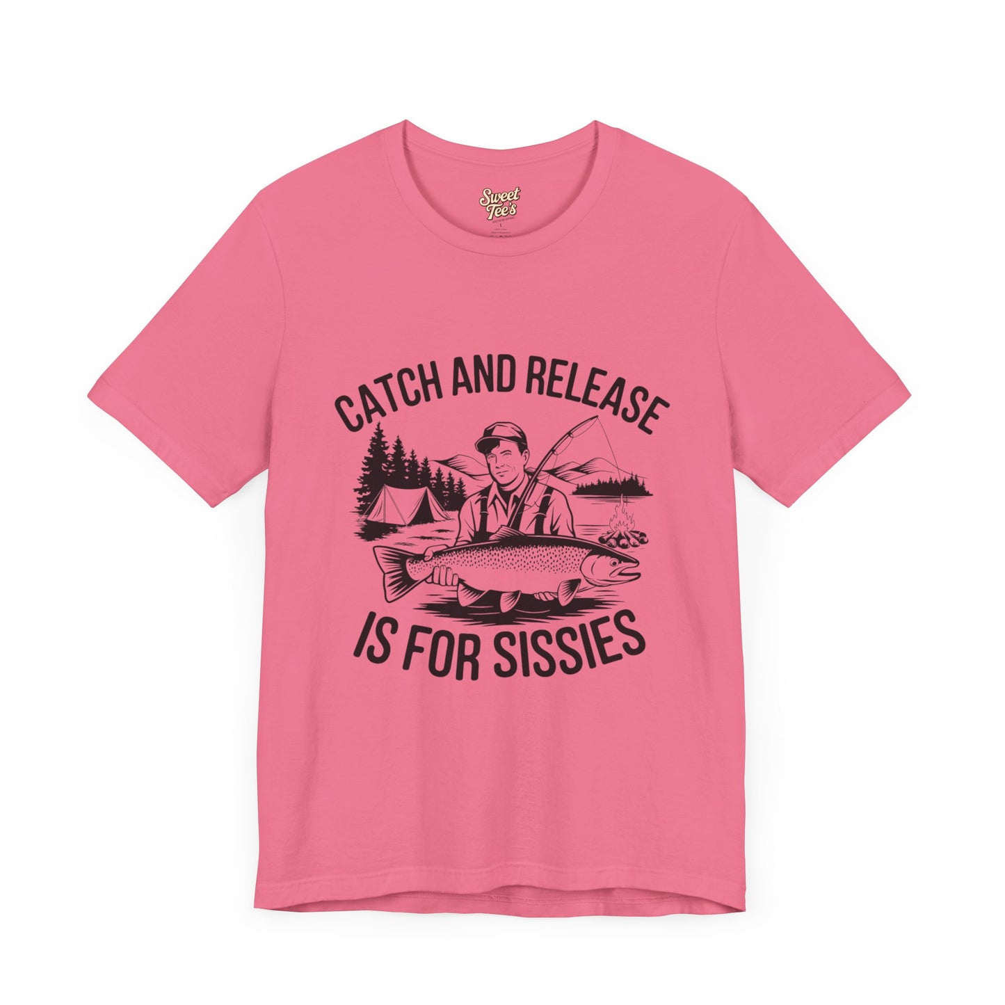 Catch and Release Fishing T-Shirt for Anglers | Unisex Jersey Tee