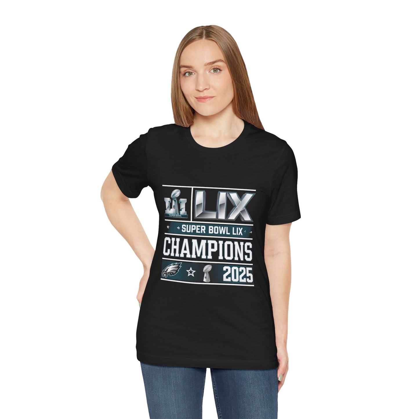 Super Bowl LVII Champions Eagles Unisex Jersey Tee - Celebrate the Win!