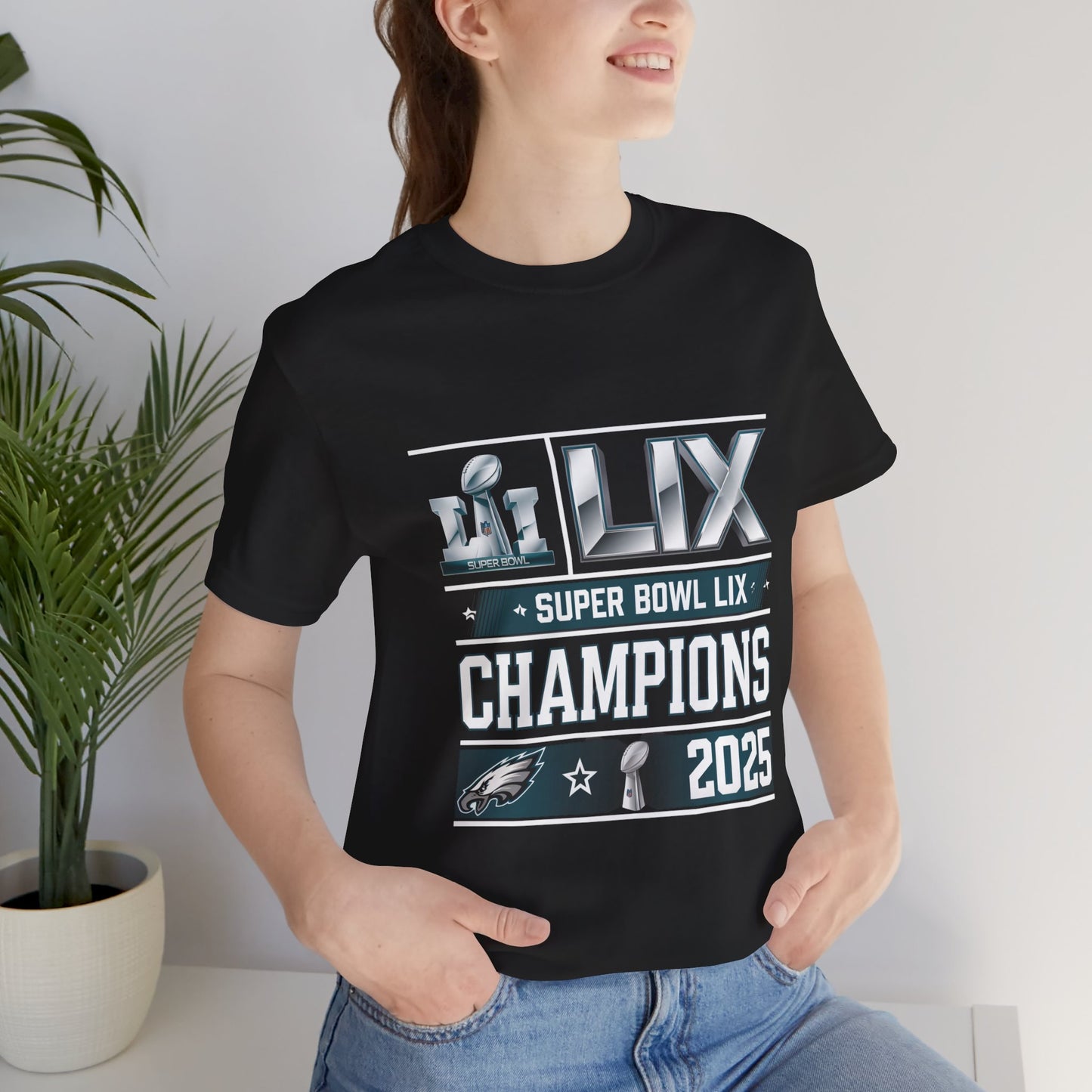 Super Bowl LVII Champions Eagles Unisex Jersey Tee - Celebrate the Win!