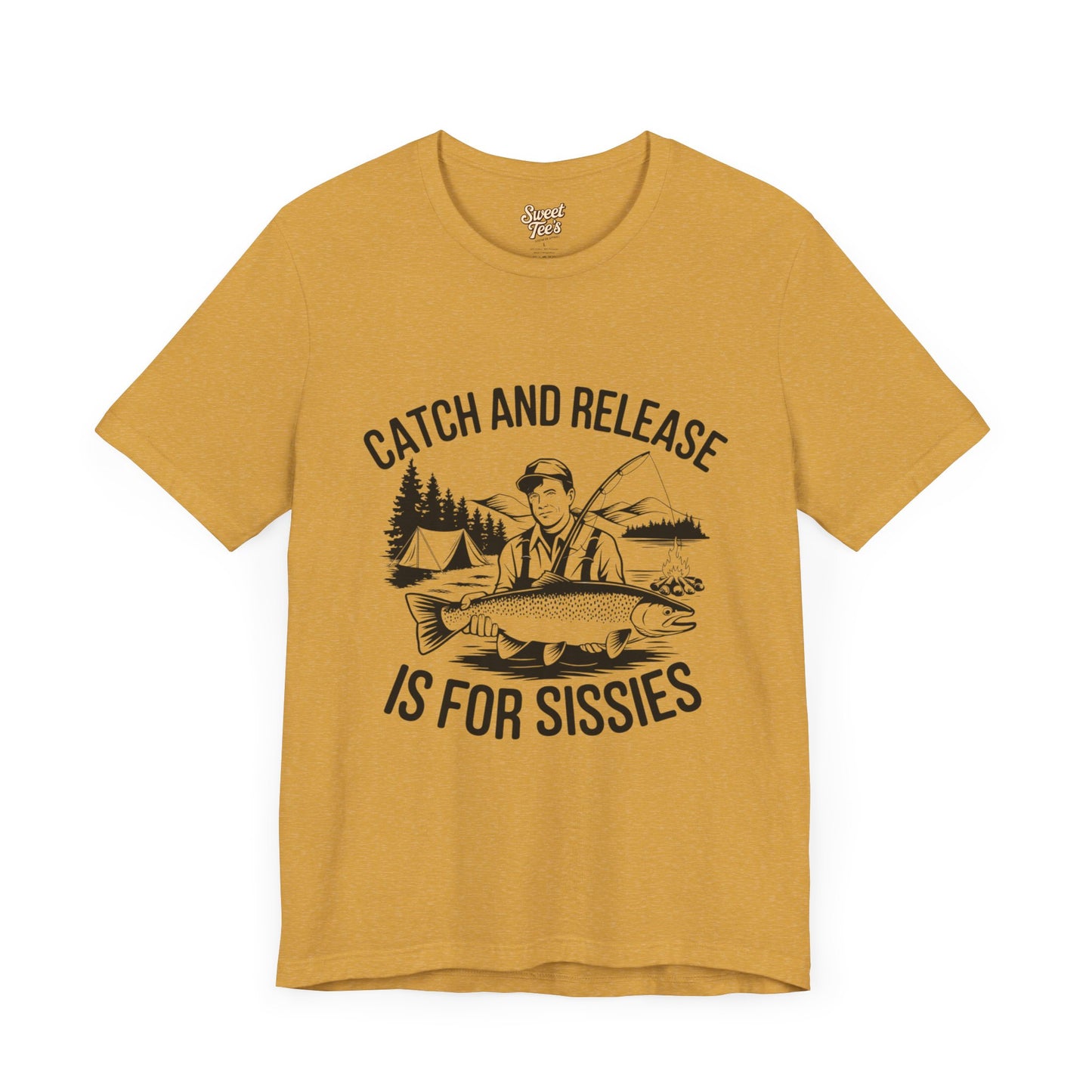 Catch and Release Fishing T-Shirt for Anglers | Unisex Jersey Tee