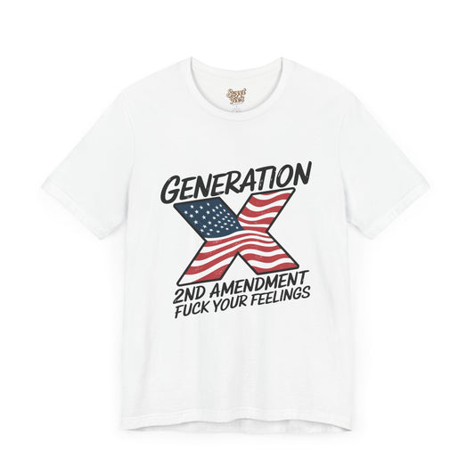 Generation X 2nd Amendment Short Sleeve Tee - Unisex Freedom T-Shirt