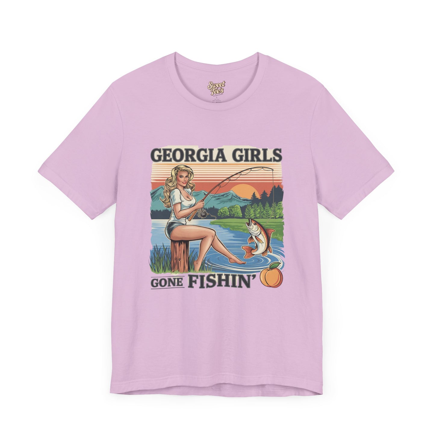 Georgia Girls Gone Fishin' Unisex Tee - Casual Outdoor Shirt