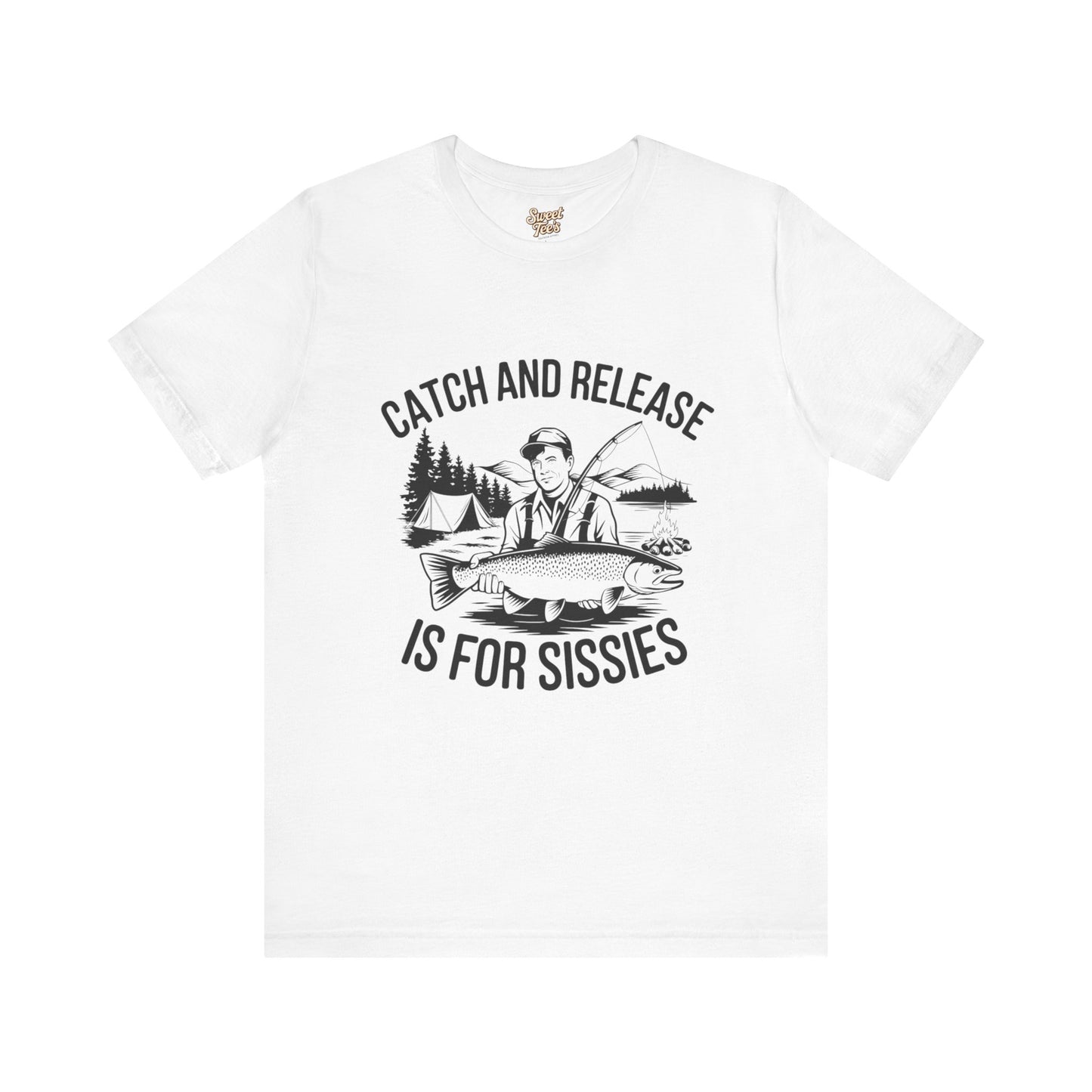 Catch and Release Fishing T-Shirt for Anglers | Unisex Jersey Tee