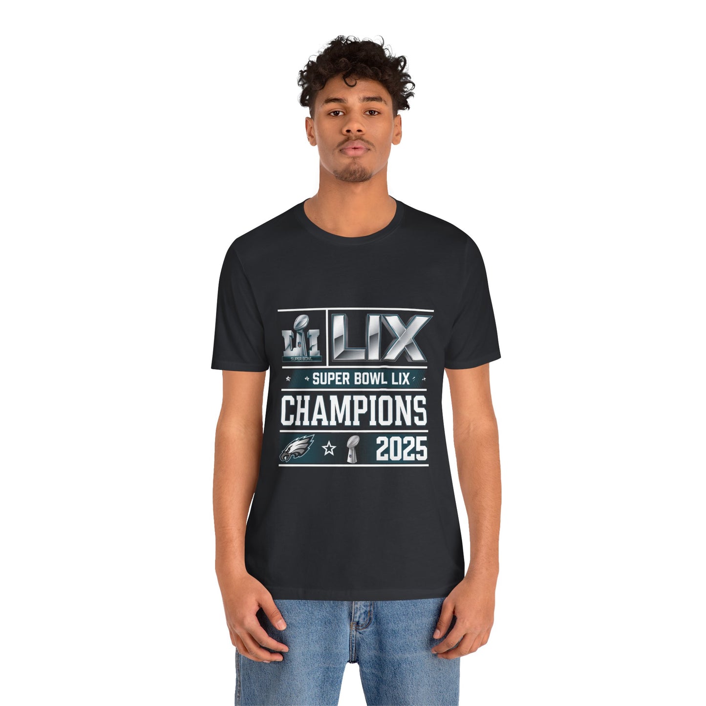 Super Bowl LVII Champions Eagles Unisex Jersey Tee - Celebrate the Win!