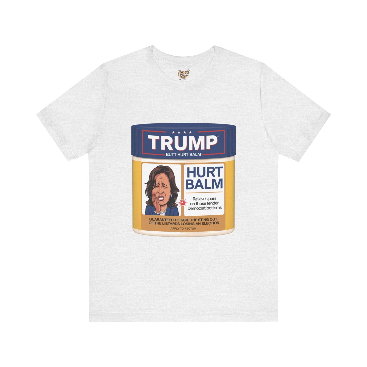 Funny Trump Hurt Balm Unisex Jersey Tee - Perfect for Political Humor Lovers