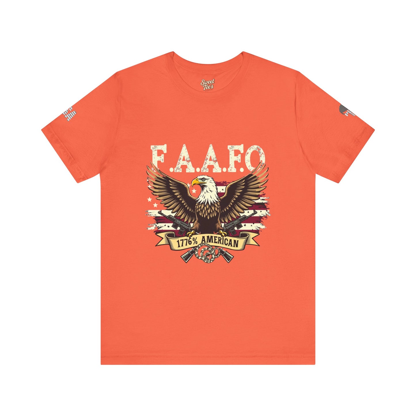 Patriotic Eagle Graphic Tee - F.A.A.F.O. 1776 American