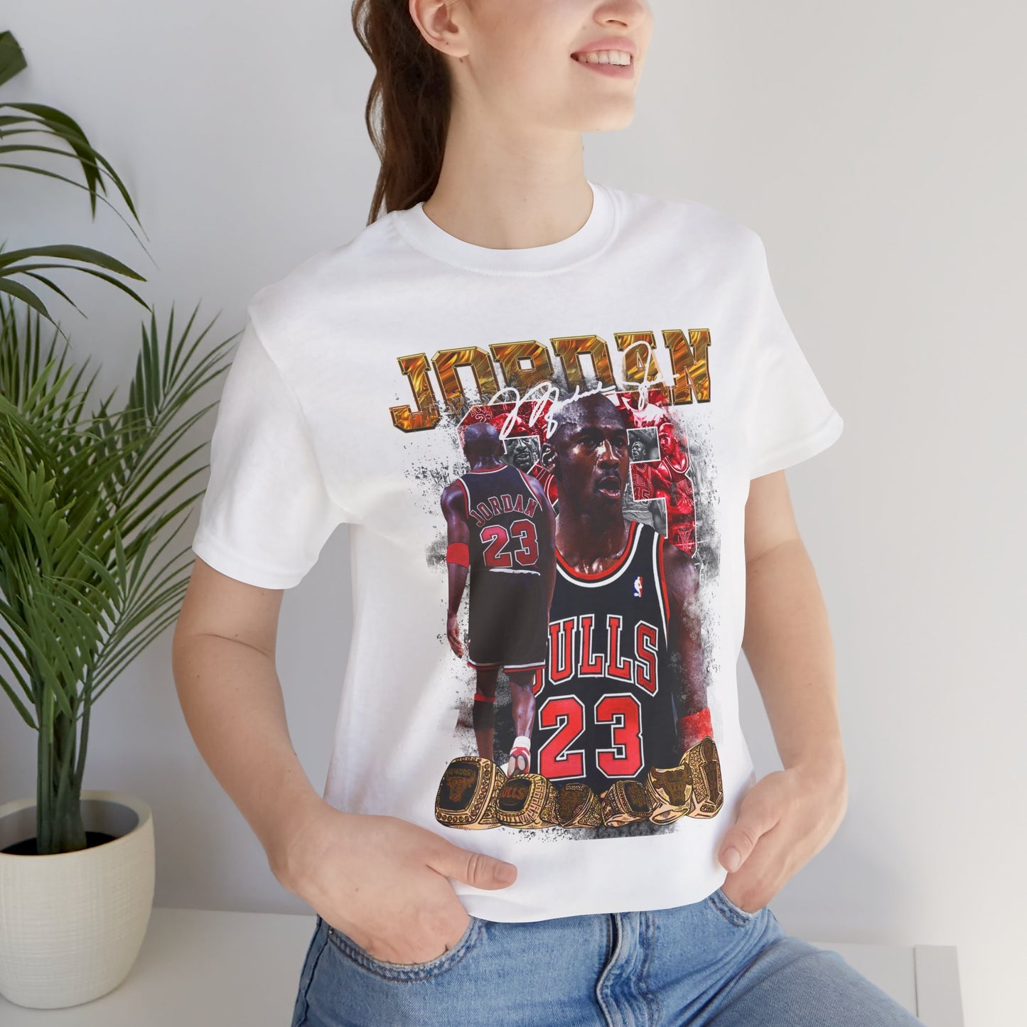 Michael Jordan Graphic Unisex Tee - Retro Sportswear for Basketball Fans