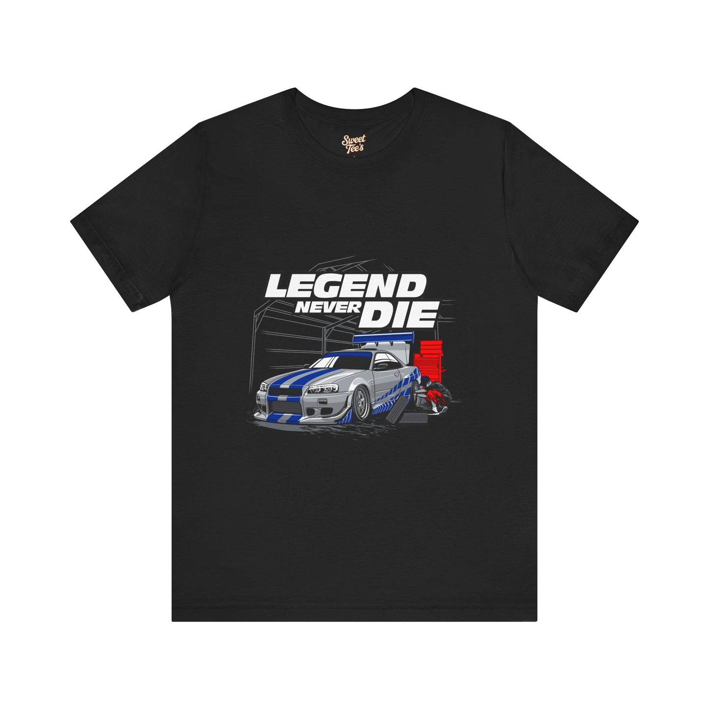 Legend Never Die Car Enthusiast Tee - Unisex Short Sleeve Shirt