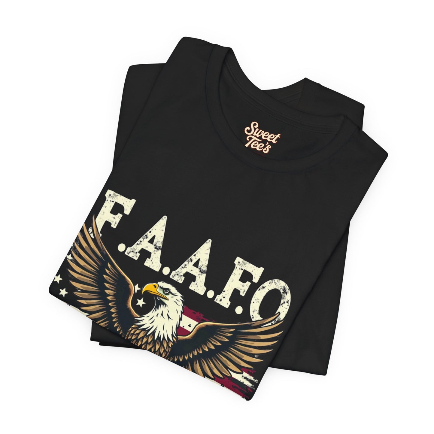 Patriotic Eagle Graphic Tee - F.A.A.F.O. 1776 American